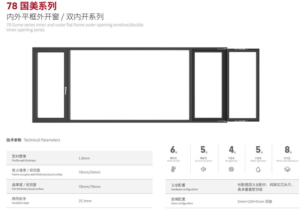 78国美内外平框外开窗、双内开.png